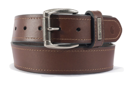 Carhartt A000556120109 Leather Roller Belt, Brown, Size 34 - £49.40 GBP