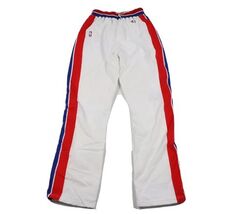 Vtg 90s Champion NBA Authentic Detroit Pistons Basketball Pants White 92... - $64.30