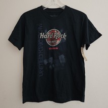 NWT HRC Hard Rock Cafe UK United Kingdom London Blue Tee Youth Medium Flag Logo - £23.32 GBP