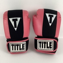Title Boxing Gel Enforced Lining Gloves Sz Medium Athletic Sports Equipm... - €43,26 EUR