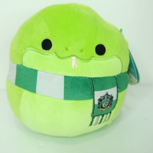 Squishmallow Kellytoy Plush Harry Potter Slytherin Snake 8" New with Tag