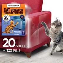 Heavy Duty Cat Scratch Deterrent Furniture Protectors for Sofa Doors Clear Couch - £24.21 GBP