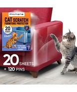 Heavy Duty Cat Scratch Deterrent Furniture Protectors for Sofa Doors Cle... - £24.41 GBP