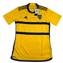 Adidas Boca CABJ Away Jersey On Field Yellow HT3675 Men&#39;s Size Medium New - £58.88 GBP