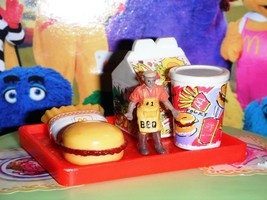 Barbie McDonalds Happy Meal w/toy Tray (B) fits Fisher Price Loving Family Dolls - £11.86 GBP