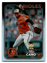 2024 Topps Rainbow Foil #158 Yennier Cano NM-MT Orioles ID:71075 - $1.67