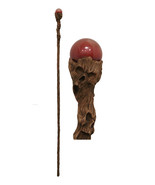 Twisted Tree Whispering Ghosts Skull Decorative 67&quot;L Prop Cosplay Staff ... - $63.99