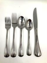 Oneida Deluxe Stainless Steel GRAND MANOR Place Setting 5-Piece Forks Spoons EUC - $39.59