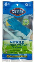 Clorox Nitrile Durable Strength Cleaning Gloves, Latex Free, Size Large,... - £4.75 GBP