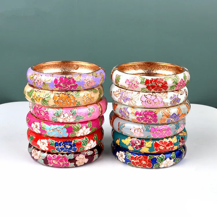 wholesale 10PCS Cloisonne bracelet ethnic han edition bracelet accessories jewel - £54.15 GBP