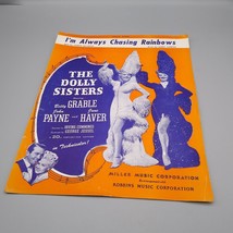 Vintage Sheet Music, I&#39;m Always Chasing Rainbows, Dolly Sisters, Miller and Robb - £9.98 GBP
