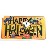 VTG Die Cut Halloween Decoration Happy Halloween Ghost Pumpkin Dracula B... - €17,88 EUR