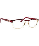 Cazal Eyeglasses MOD. 4237 COL.004 Burgundy/Gold Square Frame Germany 53... - $349.99