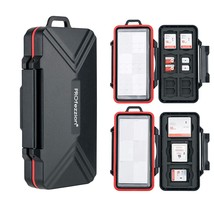 48 Slots Universal Weatherproof Memory Card Carrying Case Anti-Shock Storage Hol - £22.36 GBP