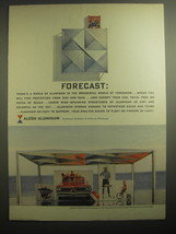 1959 Alcoa Aluminum Ad - modular aluminum shelter designed by Eliot Noyes - £14.54 GBP