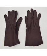 Vintage 60&#39;s Womens Glove Soft Brown Leather 6 - $16.24 CAD