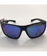 Hurley Men Polarized Sunglasses Black Frame Blue Mirror Lens 64 mm Blackout - $34.87