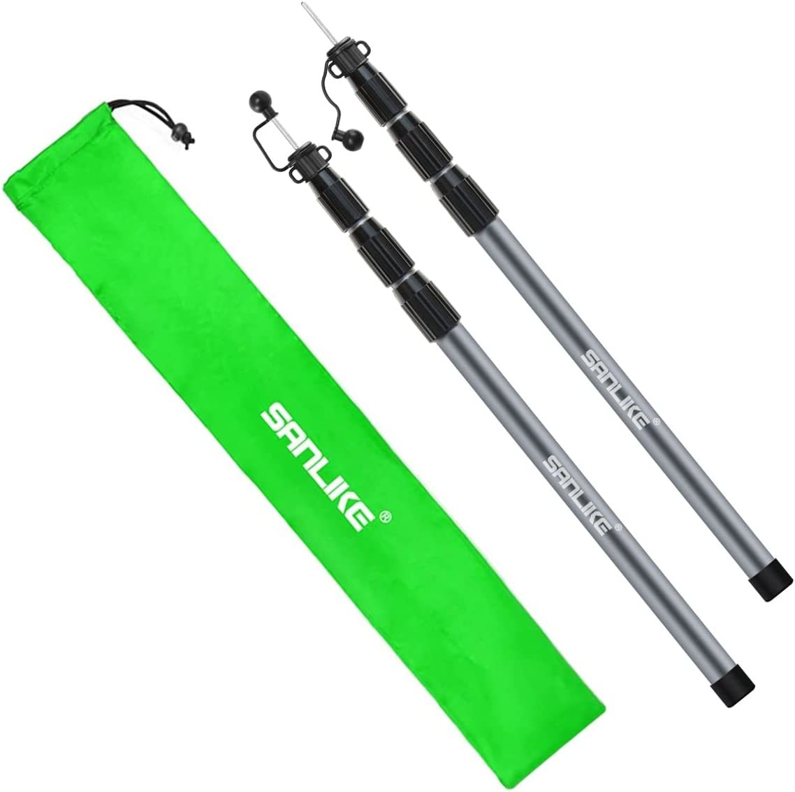 Primary image for Telescoping Tarp Poles 98.5In Aluminum Camping Tent Poles, Tent, And 1 Bag.