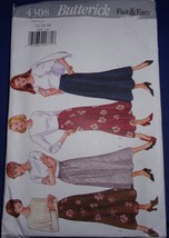 Butterick Misses’ Skirt Size 12-16  #4308 - $4.99