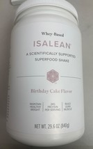 Isagenix Isalean Shake Canister Superfood BIRTHDAY CAKE FLAVOR - FREE SH... - $44.99