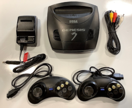 Original Sega Genesis 3 Console MK-1461 Video Game System V3 GEN3 2-CONTROLLERS - £69.12 GBP