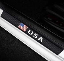 4PCS America Flag Advanced Door Sill Protection Sticker - £25.42 GBP