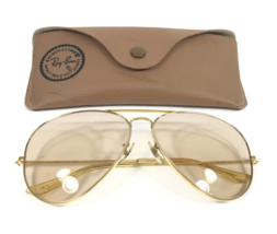 Vintage Ray-Ban Sunglasses Brown Photochromic Lenses Bausch &amp; Lomb B&amp;L 62-14 - $395.99