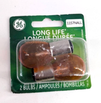 GE Long Life Automotive 12V Miniature Amber 2 Bulb 1157NALL/BP2 73002 - $8.02