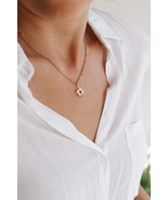 Gold sun necklace for women, stainless steel chain necklace, valentines ... - $28.72 CAD