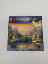 2007 Thomas Kinkade Puzzle &quot;Spirit of Christmas&quot; 1000 Pieces COMPLETE EU... - £11.34 GBP