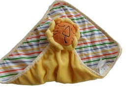 Tiny Tillia Avon Tiger Baby Security Blanket Lovey Yellow Striped Nunu Blanky - $14.46