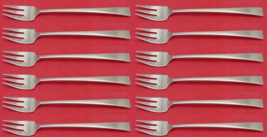 Craftsman by Towle Sterling Silver Cocktail Fork Set 12 pieces 5 3/4" - €518,86 EUR