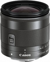 Canon Ef-M 11-22Mm F/4-5.6 Stm Lens, Black - 7568B002 - £413.36 GBP