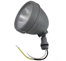 Commercial Electric 14-watt Led1100lumens CE Hardwired Gray Metal Spotlight - $5.30 CAD