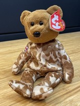 Ty Beanie Babies Hero the Bear Plush 2003 Great Britain England KG JD - $14.85