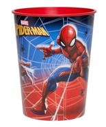 Spiderman Plastic 16 oz Favor Cup Spider-man - £2.19 GBP