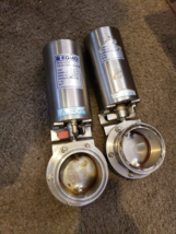 RARE Egmo Air Actuator with Butterfly Valve Type S Normal CL Closed 6 Ba... - $288.79