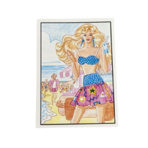 VINTAGE 1989 MATTEL FIGURINE PANINI BARBIE ALBUM STICKER NOS NEW OLD STO... - $175.40 MXN