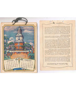 Calendar 1923 Long Life To America&#39;s Shrines - $16.02