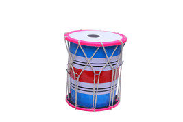 Baby Plastic doori Dholak musical instrument colour multi 8 inch dholaki... - £52.57 GBP