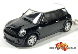 Rare Key Chain Ring Black White Roof Bmw New Mini Cooper Custom Limited Edition - $48.98