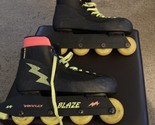 Vintage Variflex BLAZE Inline Skates  Rollerblades Size 5 Kids Youth 1990&#39;s - £17.36 GBP
