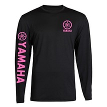 Pink Yamaha Racing Black Long Sleeve Tee Yzf R1 R6 Yfz Banshee (S) - £14.43 GBP