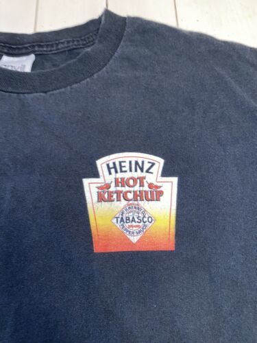 Primary image for Both Heinz Hot Stuff Ketchup Single Stitch Top Double Bottom T-shirt XL
