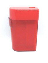 Fujima Red Clear Dispensing Plastic King Size Cigarette Case Dispenser - £6.86 GBP