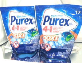 2 x Purex 4-in-1 + Oxi Laundry Detergent Pacs – 17 Ct Each, 34 Total - $261.54 MXN