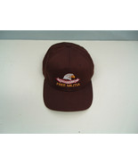 Vintage Eddyville eagle free militia embroidered brown snapback hat cap - $911.28 MXN