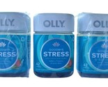3 x OLLY Goodbye Stress Keep Calm Stay Alert Berry Verbena 42 Gummies/ea... - £27.24 GBP