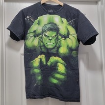 The Incredible Hulk Marvel Movie Promo Black T-Shirt Y2K Mens Sz S Vintage - $778.62 MXN