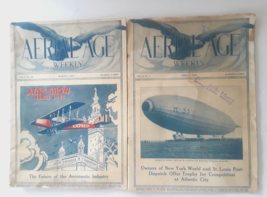 Vintage March , April  1919 Aerial Age Weekly Magazine&#39;s Aeronautic Lot ... - £17.64 GBP